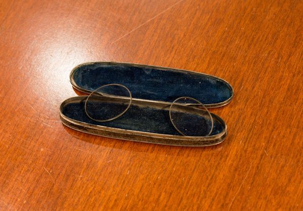 Engraved Spectacles Case of President John Taylor 1